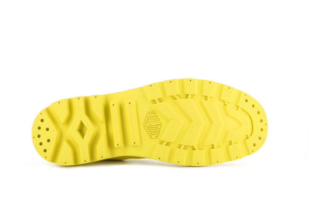 Botas Palladium SMILEY ® PAMPA HI BE KIND Mujer Amarillo | Costa Rica-53971